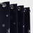 Corderius Polyester Snowflake Silver Foil Print Blackout/Room Darkening Thermal Grommet Curtains-581237245-581237237