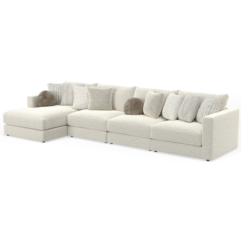 Ritzy Modular Sectional (Chaise), Left Hand Facing, 39" H x 170" W x 72" D