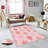 Stylish Woven Carpet, 5.6 x 7.5 Feet, 100% Polyester, 0.3 in Pile Height | Antibacterial, Non-Slip PVC Felt Dot Underside, Machine Washable | 3D Digital Printing, Durable & Easy to Maintain - Perfect for Any Room-345405362