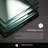 Frameless Shower Enclosure Hinged Tempered Glass - 40" W x 40" D x 74" H-101503819