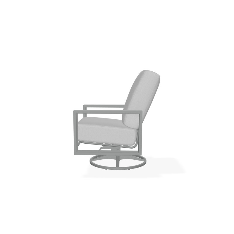 Larssen Outdoor Lounge Chair, Graphite, Dazzle