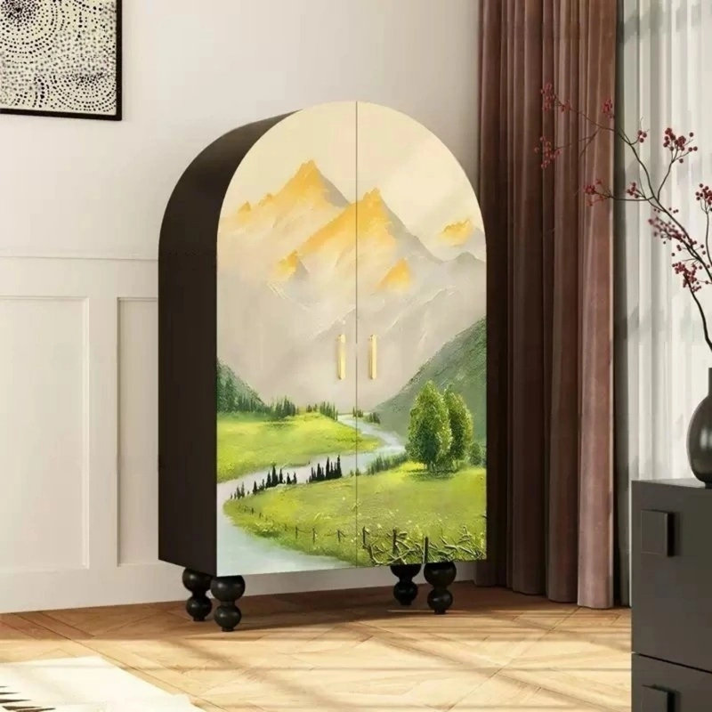Modern Minimalist Double-Door Wardrobe