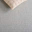 Tapis ivoire / bleu clair en coton tissé à plat à la main Bester-20947113