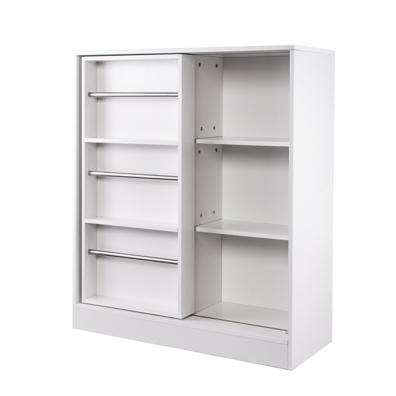 Modern White Bookcase
