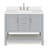 43'' Single Bathroom Vanity with White Quartz Top-55794980