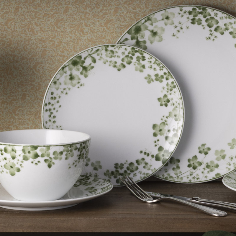 Noritake Bloomington Road Salad Plates, 8-1/4", Green