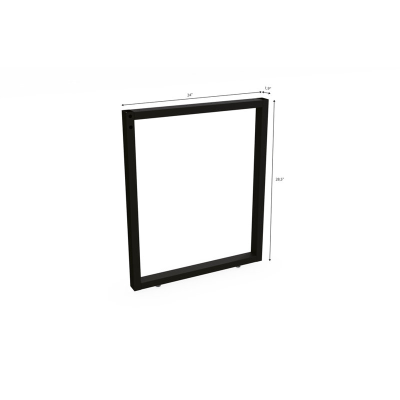 Patrickson Desk Base, 28.5" H x 66" W x 30" D