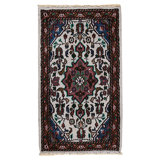 High-Quality Hand-Knotted Ivory Area Rug