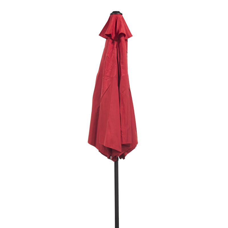 Parasol de marché 9 pi Mannie, Rouge
