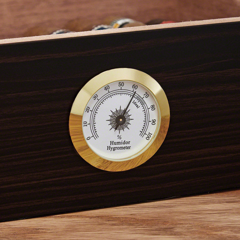 Boîte à cigares personnalisable avec hygromètre Dante, Oui