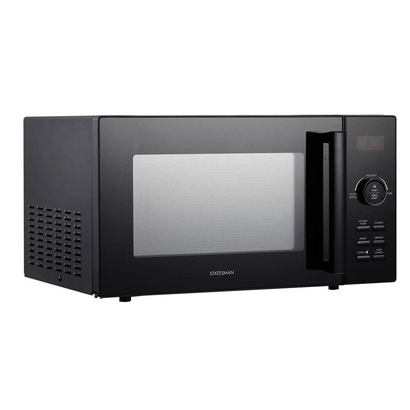 Statesman 23L 900W Digital Solo Microwave Silver, Black
