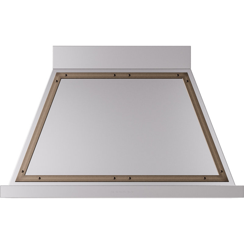 ILVE Nostalgie II Series Noblesse 40 inch Wall Mount Range Hood with 600 CFM, Stainless Steel/Bronze