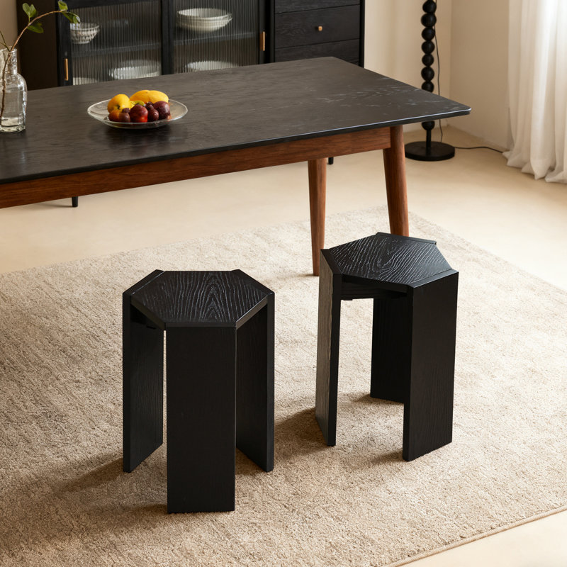 Tabouret bas empilable de ménage, table de salle à manger robuste et durable, tabouret de salle à manger de rechange, salon, tabouret épais, tabouret empilable