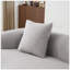 Grey Curved Loveseat Sofa with Round Armrest, Compression Couch with 2 Pillows, Ideal for Small Spaces and No Assembly Required