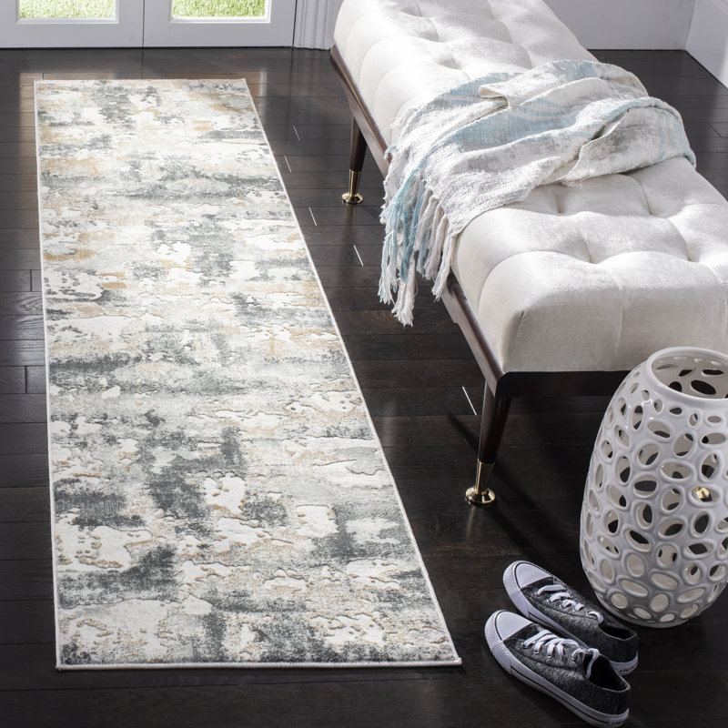 Ellar Vogue Performance Abstract Rug, Runner 2' x 8'
