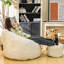 Fauteuil à billes avec repose-pieds Luxury Tigerskin-1271122805