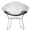 Chaise d'appoint rembourrée en maille Drews-531494533-517208789
