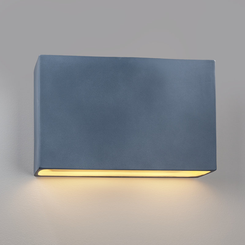Plafonnier encastré d'extérieur 2 lumières Bergen Beach, H 8 po x l 16,5 po x p 4 po, Ciel de minuit