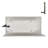 Streamline 60 in. x 30 in. Acrylic Right-Hand Drain Alcove Bathtub in Glossy White With External Drain-101698998