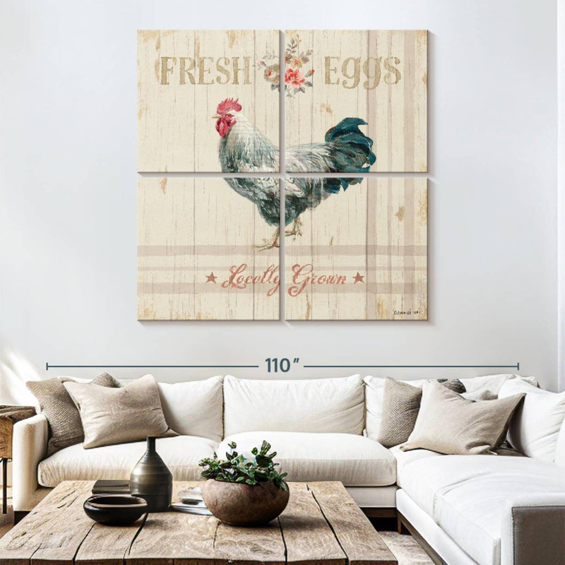 Brampt Farm Patchwork VIII, 74" H x 74" W