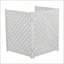 3-Panel Outdoor Air Conditioner Fence Screen, Enhancing Privacy and Airflow, Durable Solid Wood, Versatile Use