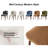 Monticello 19" H Upholstered Dining Chairs with Solid Wood Legs-936040980-906354221