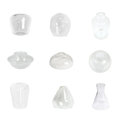 Abat-jour en verre une pièce Replacemnet