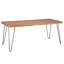 Leyva Sheesham Rectangular Wood Top Dining Table-19763861-19763862