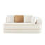 Right 2-Seater Sofa W/Pillows Teddy Fabric-592706892-592706895