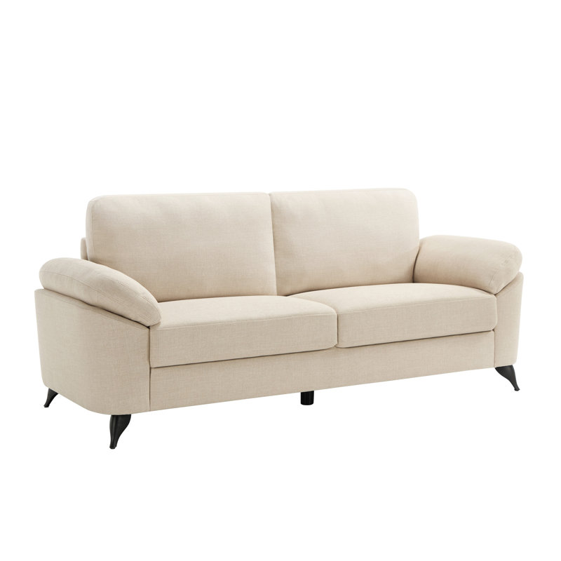 Sabita 5 Seater Linen Sofa, Beige