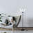 Okeema 69.3" Modern Black Dimmable LED Tree Floor Lamp with Remote Control