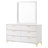 Bierly 6-drawer Dresser with Mirror White-738043657