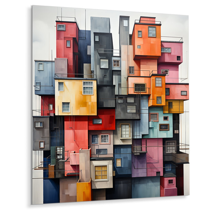 " Constructivism Constructed Horizons XII ", 20" H x 12" W x 1" D
