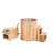 Anyi 110 Volt 1 - Person Red Cedar Round Plug and Play Ice Tub