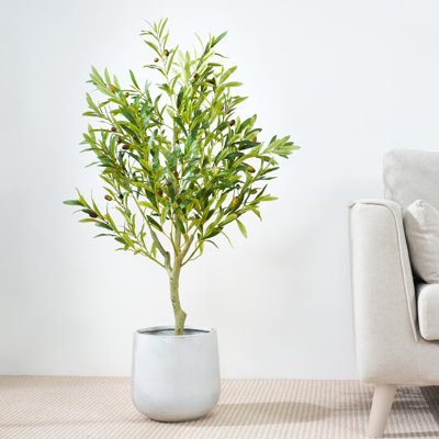 Andreita Faux Olive Tree in Pot