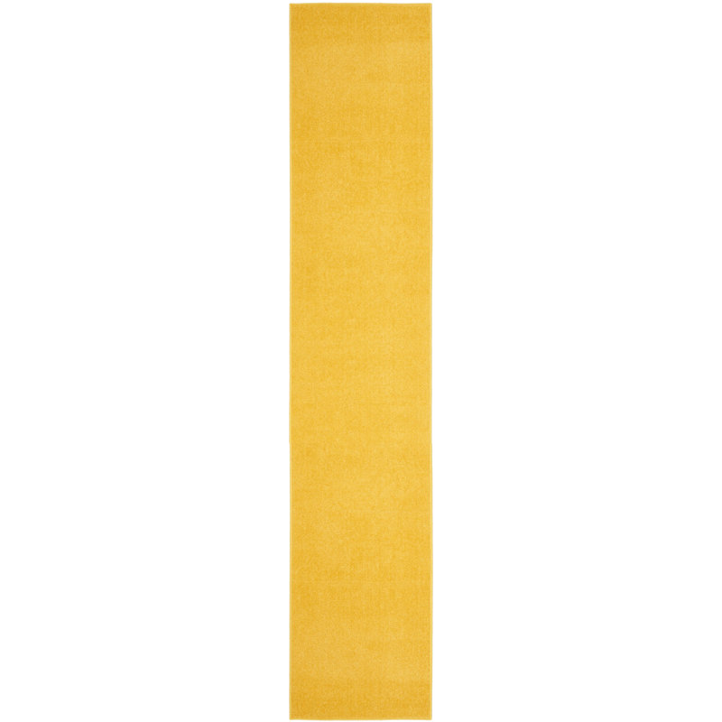Nourison Essentials Yellow Indoor/Outdoor Area Rug, Runner 2'2" x 20