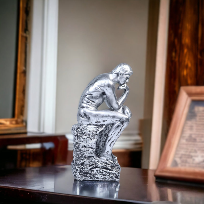 Dejerinett People Statue, Silver