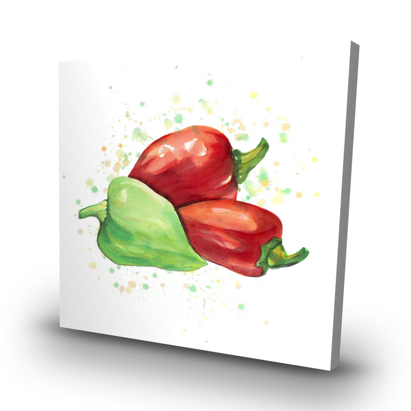 Bell peppers - 32"x32" art on canvas