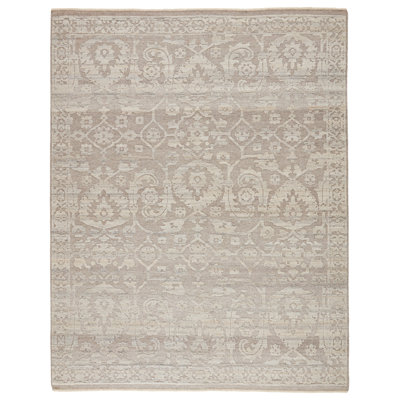 Collinston Oriental Area Rug in Taupe