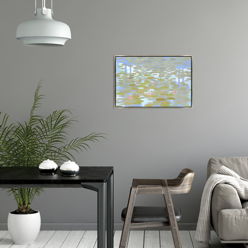 Lilies Floating Print by Sam Nash, 37.5" H x 55.5" W