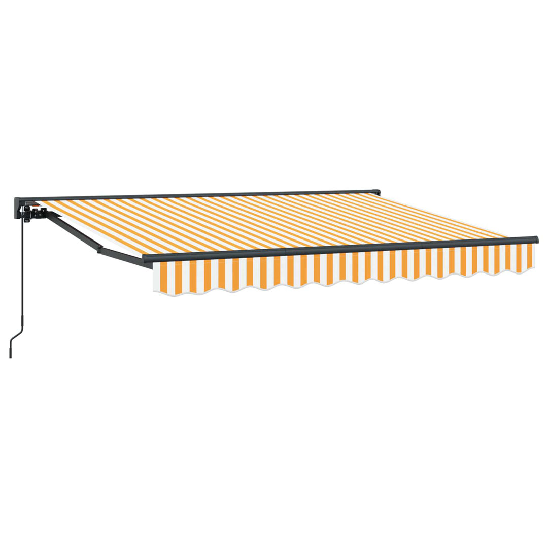 VidaXL Polyester Cover Retractable Patio Awning