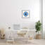 Abstrait bleu mauvais œil, art mural texturé giclée par Ziwei Li_aq-545-809906425-809906422