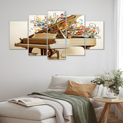 Jolley - Piano Wall Art 5 Piece