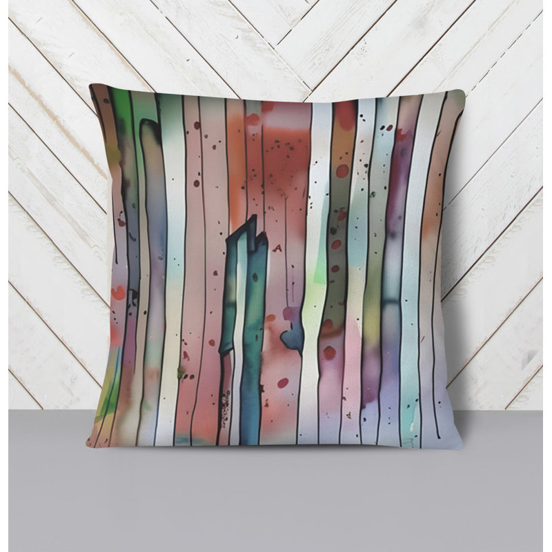 Throw Pillow, 16"H x 16"W, Pillow Cover Only - No Insert