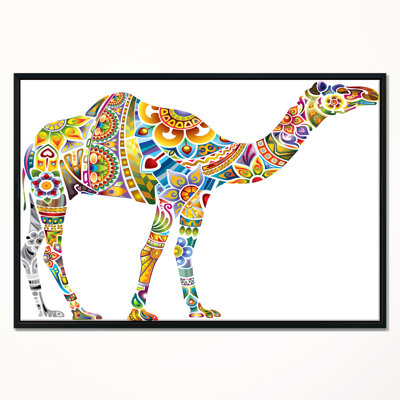 « joyeuse floral mixte », impression sur toile