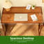 Bureau pliable avec tablette de rangement
