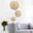 Set of 3 Modern and Luxury Abstract Gold Metal Wall Decor