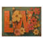 Amour groovy en fleurs - Décoration murale rétro en bois-684110409-684110412