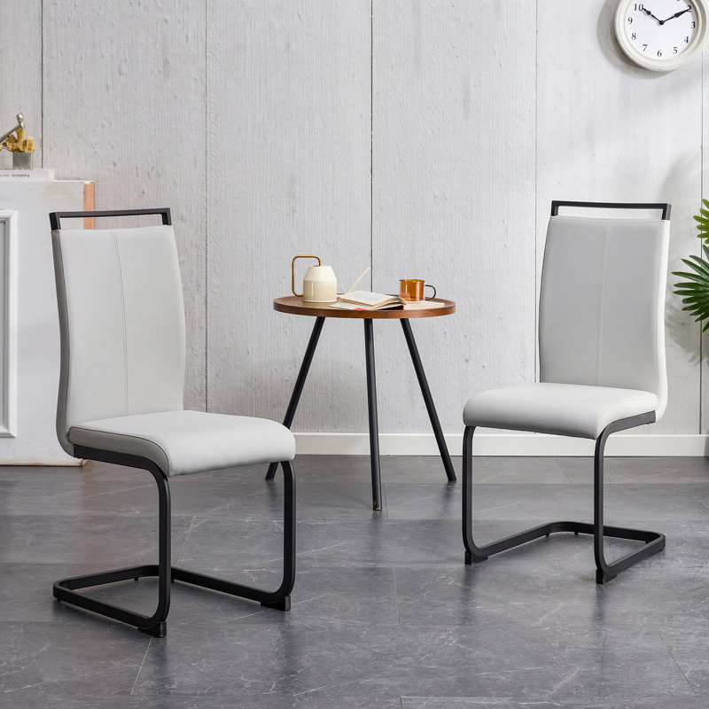 Chaise Mangano, Gris clair, Noir, noir, noir, noir