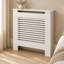 Jebediah 92cm H MDF Radiator Cover with Horizontal Slats and Display Shelf-814234471